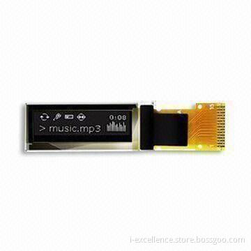 0.91-inch OLED Display Module in White Color with 128 x 32 Dot Matrix and 4-wire SPI Interface